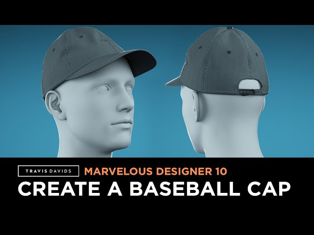Marvelous Designer 10 - Create A Baseball Cap