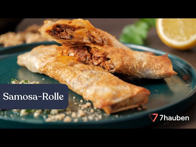 Samosa-Rolle mit Koriander-Pesto | Vegetarische indische Küche mit Alex Wahi | 7hauben