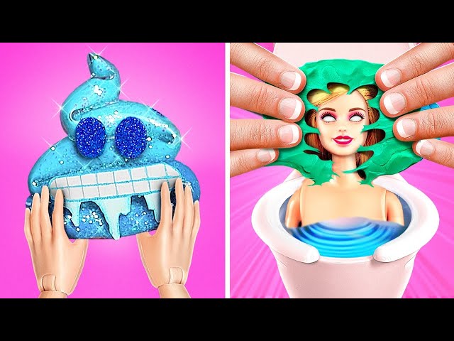 Skibidi Toilet 🚽 VS Barbie 🎀 *Cool Creepy Crafts* by Cool Tool Stories