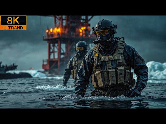 U.S. Navy SEALs｜The Russian Oil Rig Hostage Rescue Operation｜Modern Warfare 2 Remastered｜8K