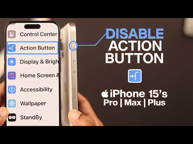 iPhone 15 Pro/Max/Plus: How To Disable Action Button on iPhone!