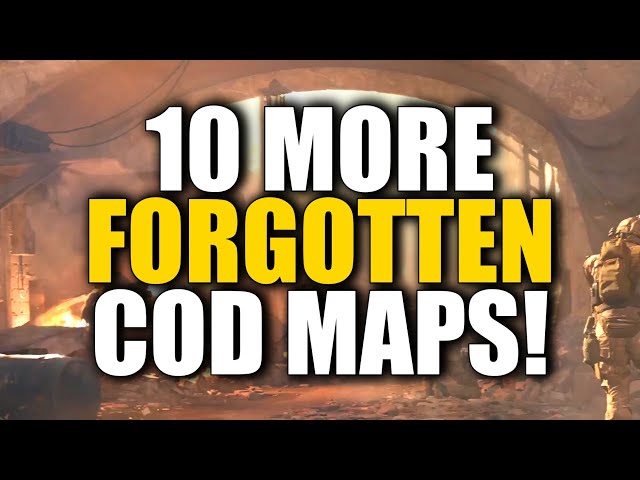 10 *MORE* Forgotten Maps From Call of Duty History... (What Happened?)