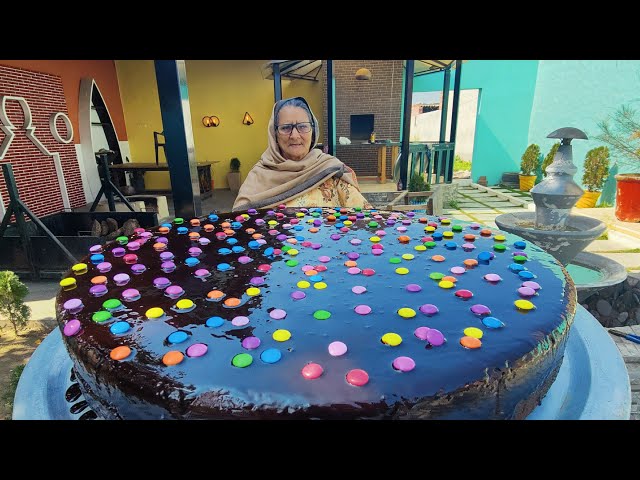 OREO CHOCOLATE CAKE | Giant Oreo Cake Recipe | Oreo Biscuit Cake | Veg Village Food
