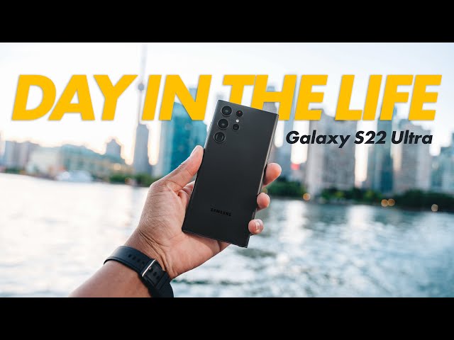 Samsung Galaxy S22 Ultra - Day In The Life Review | From Apple Fan Boy (Battery & Camera Test)