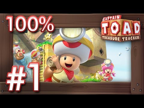 Captain Toad: Treasure Tracker - 100% Walkthrough (All Gems, Bonus Objectives, Pixel Toads & Time Challenges) [Switch]