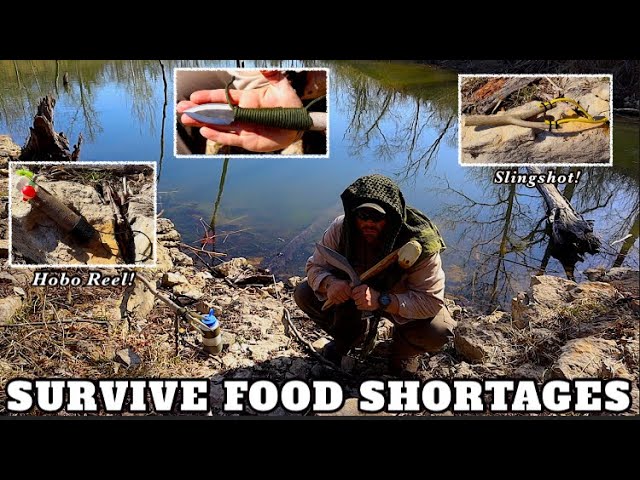 Survive Food Shortages! SERE Hunting Kit and Survival Skills! Fish, Hunt, Trap!