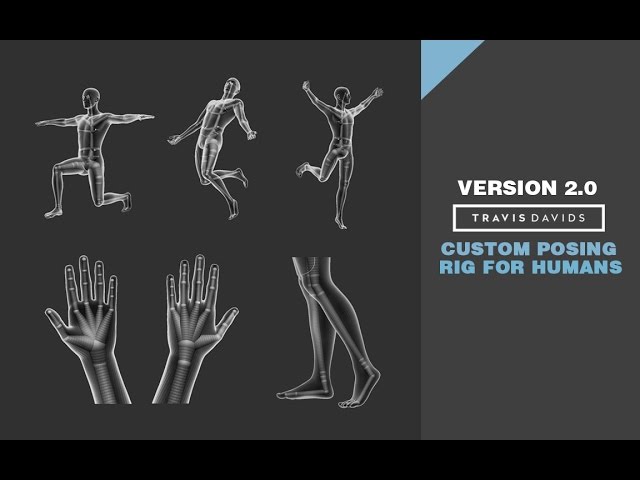 Zbrush - Custom Posing Rig For Humans (VERSION 2)
