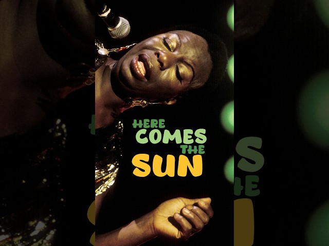 “Here comes the sun, little darlin’…” - #ninasimone #herecomesthesun #georgeharrison