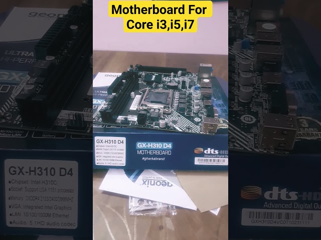 Motherboard For Core i3,i5,i7 #youtubeshorts #computer #Motherboard
