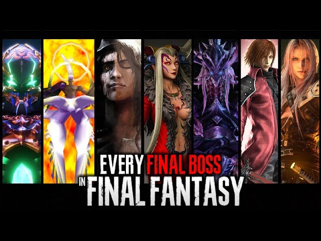 EVERY FINAL BOSS in FINAL FANTASY (1987-2020) in Order | Final Fantasy I-XV, Final Fantasy 7 Remake