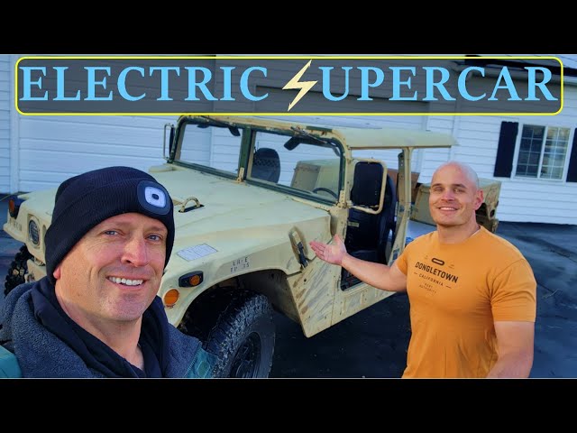 End of a Journey - Electric HMMWV Charging