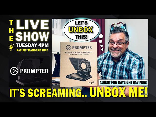 Unboxing the Elgato PROMPTER Live and Set it Up! What?