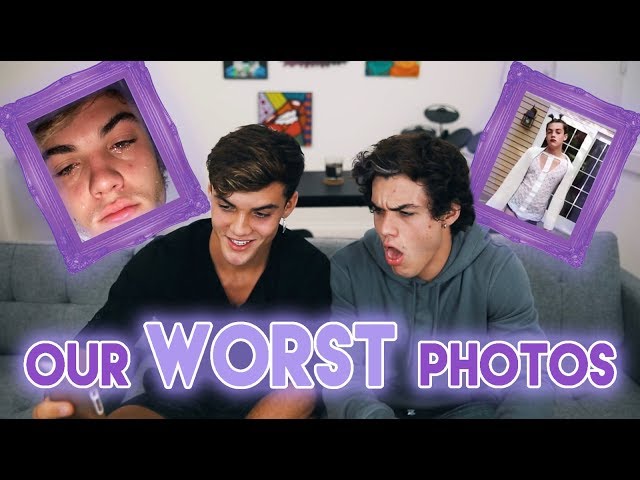 The WORST Photos of Us! (Reacting and Re-creating!)