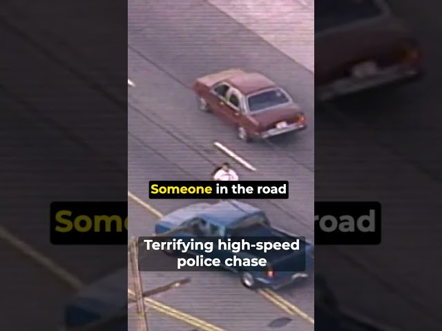 Most Terrifying High-Speed Police Chase #shorts