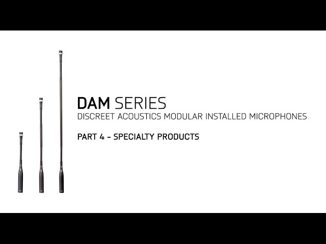 AKG DAM Series Training Part 4/4: Specialty Products
