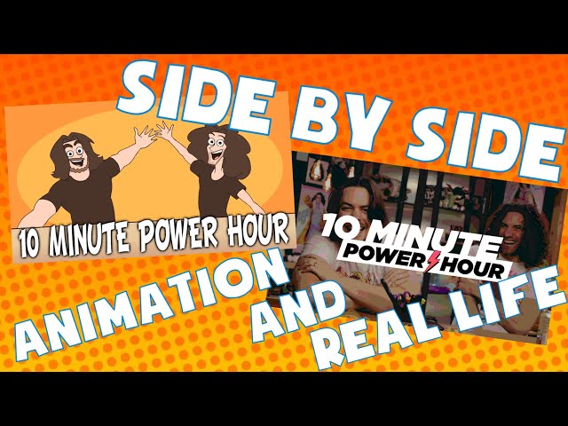 Every 10 Minute Power Hour in a Nutshell (by Shoocharu) | Animation and Real Life Side by Side