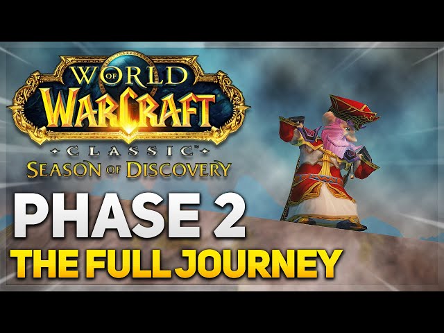 THE FULL JOURNEY from 25-40! | Classic WoW | Season of Discovery | Phase 2