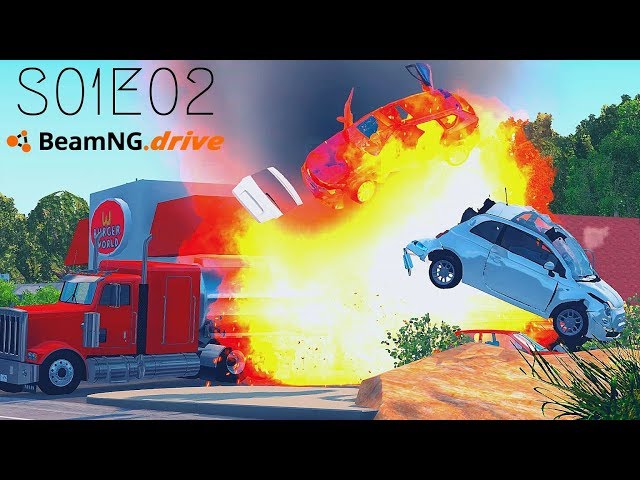 Beamng Drive: Seconds From Disaster (+Sound Effects) |Part 2| - S01E02