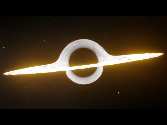 interstellar 1 Hour loop Black Hole Screen
