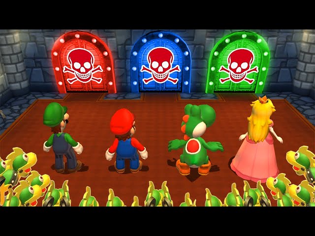 Mario Party 9 Minigames - Mario Vs Peach Vs Yoshi Vs Luigi (Master Difficulty)