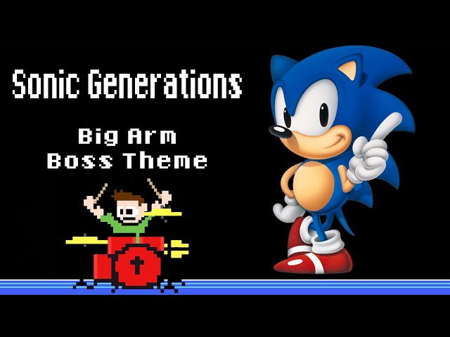 Sonic Generations - Big Arm Boss  (Drum Cover) -- The8BitDrummer