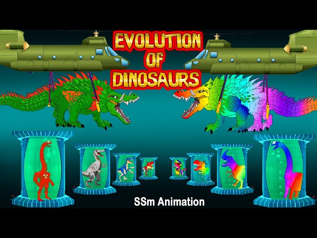 EVOLUTION of DINOSAUR Ranibow BRACHIOSAURUS vs Indominus REX ,Helicopter: Who Is The King Of Monster