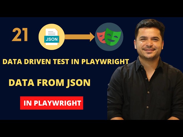 How To Read Data From JSON File In Playwright | Data Driven Test In Playwright