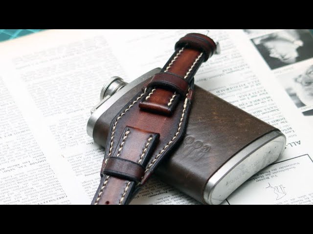 How to make a patina bund watch strap - ASMR