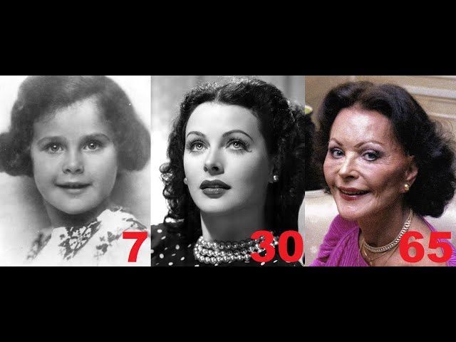 Hedy Lamarr from 1 to 76 years old
