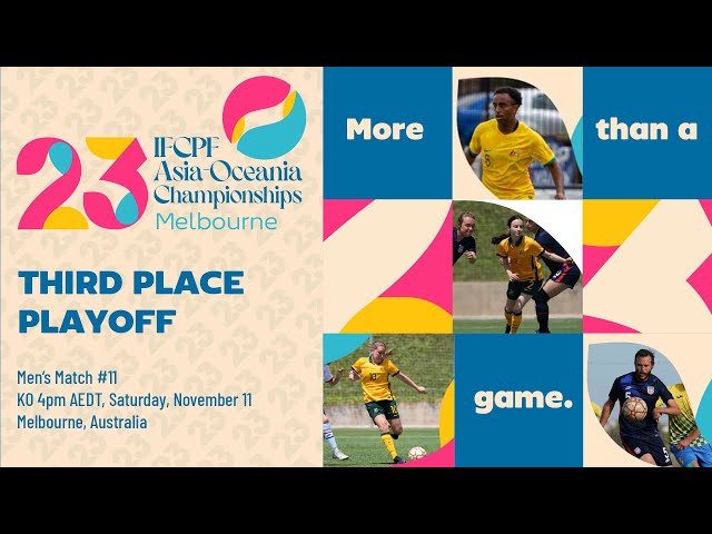 Third Place Playoff | IFCPF Men's Asia-Oceania Championships