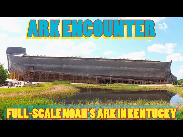 Ark Encounter - Amazing Noah's Ark Replica in Kentucky! Dinosaurs + Animatronics on the Ark!