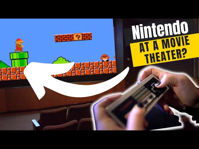 Can we Play Nintendo on a Movie Theater Big Screen?