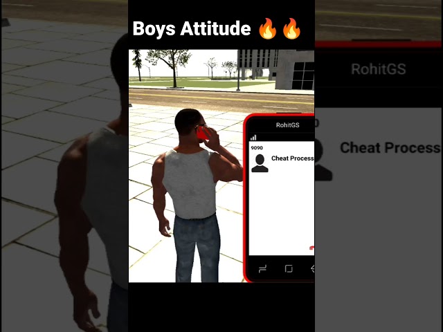 Boys Attitude 🔥🔥 | Indian bike driving 3d game | #Shorts #Gaming
