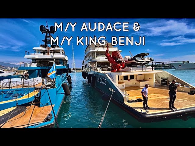 Docking of Expedition Superyacht M/Y AUDACE by  Cantiere delle Marche