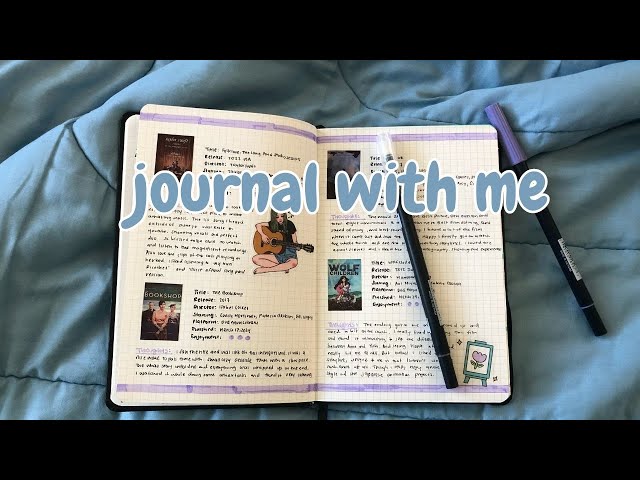 Journal With Me: media journaling about movies🍿, soft music and real time sounds🌱