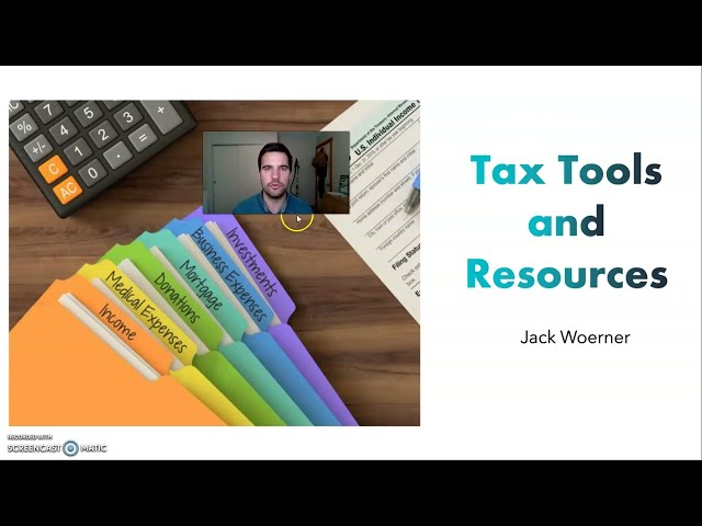 10.5 Tax Tools and Resources (Taxes)