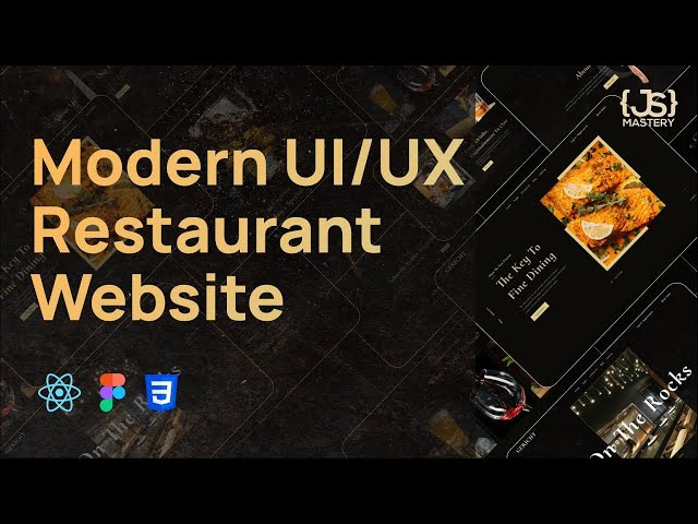 Build and Deploy a Fully Responsive Restaurant Website with Modern UI and UX in ReactJS