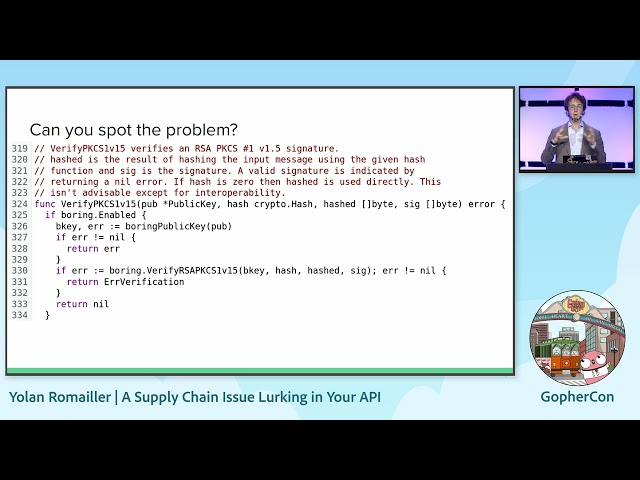 GopherCon 2023: Yolan Romailler - A Supply Chain Issue Lurking in Your API