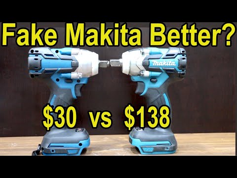 Fake Makita Impact Better? Let's find out!  Makita XWT11Z 18V LXT Lithium-Ion Brushless Cordless