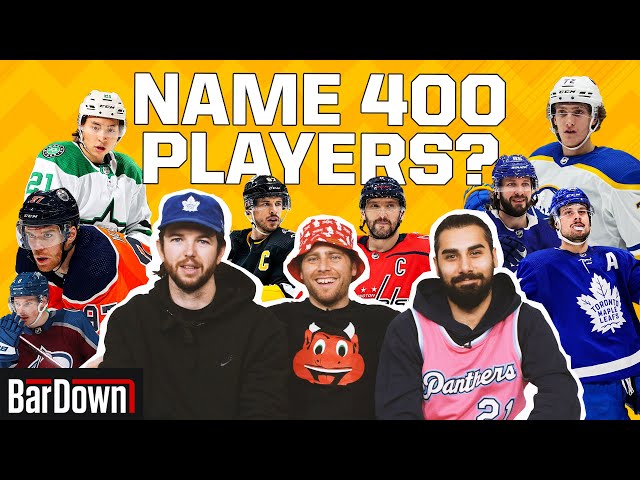 CAN YOU NAME 400 NHL PLAYERS?
