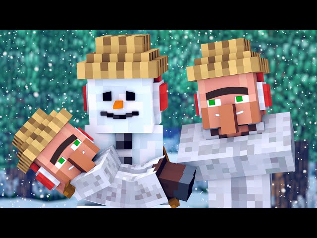 Snowman & Villager Life 2 - Minecraft Animation