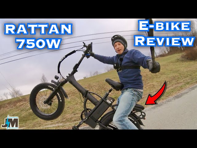 Rattan LM750 Fat Tire Folding E-bike Review~A 13ah 48v 750w Ebike but what is this on the back?