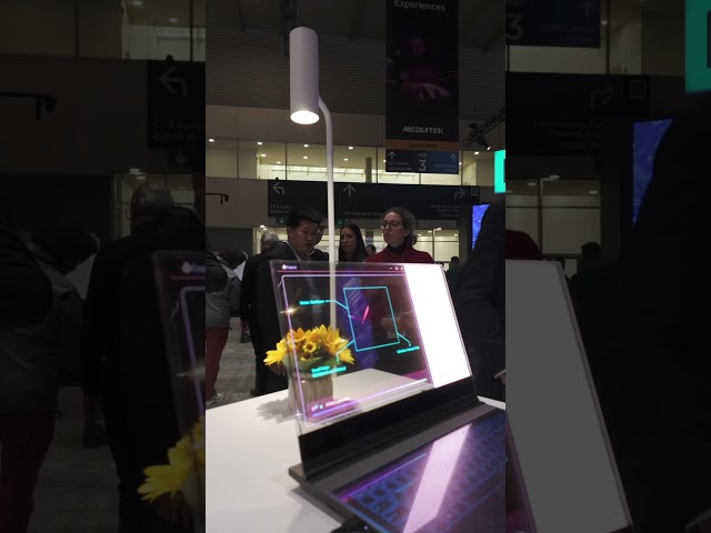 Lenovo Transparent Project Crystal Laptop