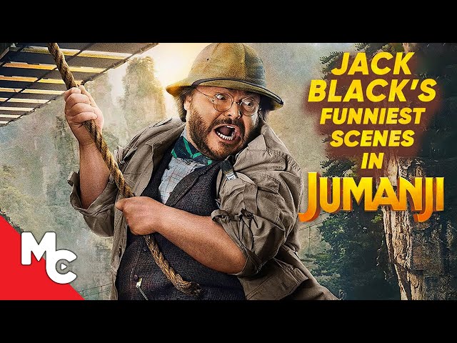 Jumanji | TOP 10 Jack Black Scenes! | Full Movie Compilation