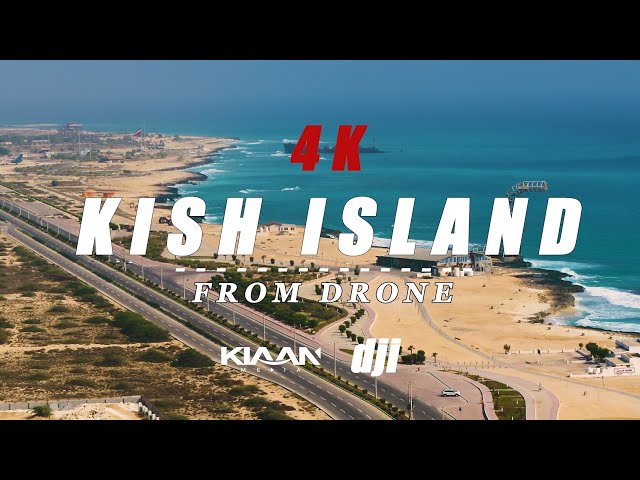 Kish Island, IRAN 4k 50fps Drone Video - Flying over Kish Island