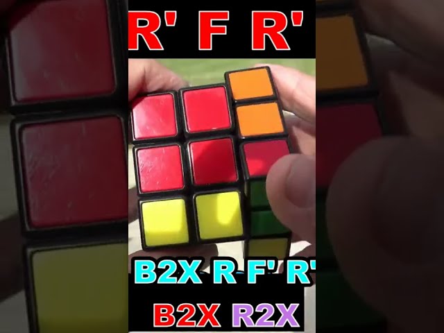 How to Memorize 3rd Layer 3rd Algorithm in 10 Seconds Rubik's Cube 3x3 w/ Papa Crescendo #shorts