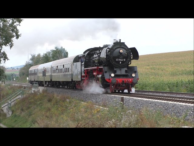 Der Feen-Wander-Express mit 41 1144-9 und Besuch im BW Arnstadt am 19.09.2021.
