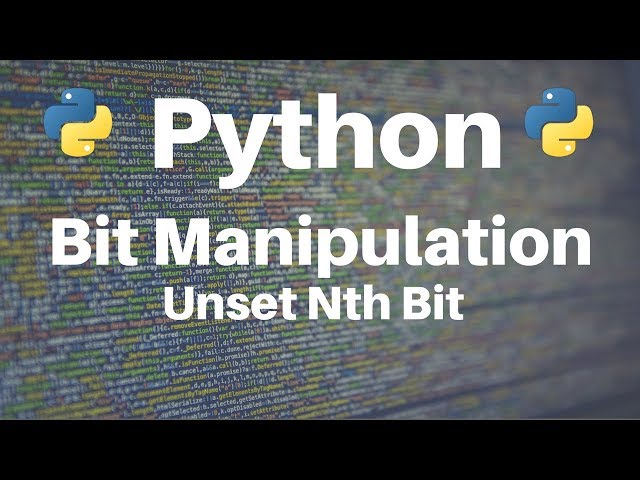 Bit Manipulation in Python: Unset Nth Bit