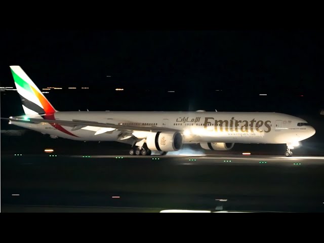 AMAZING Late Night Aircraft Landings | Auckland Airport Plane Spotting
