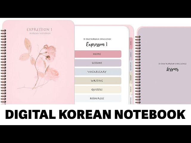 How to Create a Digital Korean Notebook Using Keynote